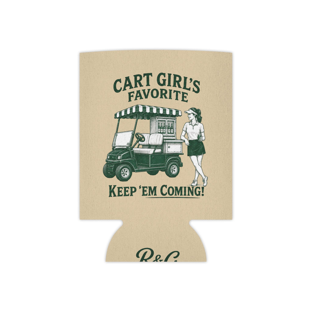 Cart Girl's Favorite – Premium Golf Can Koozie | Rough & Greens