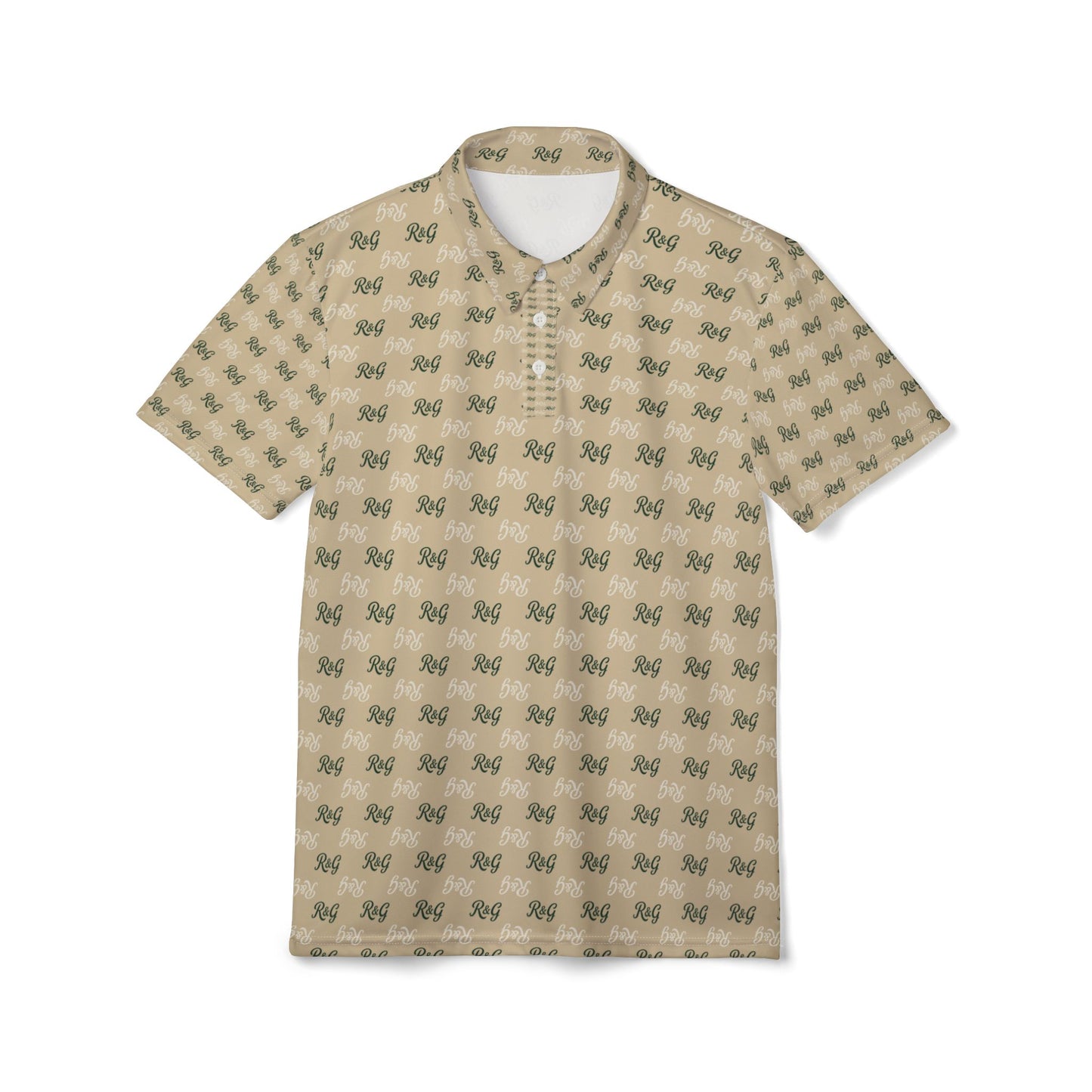 Signature R&G Logo Pattern —All-Over Print Polo Shirt
