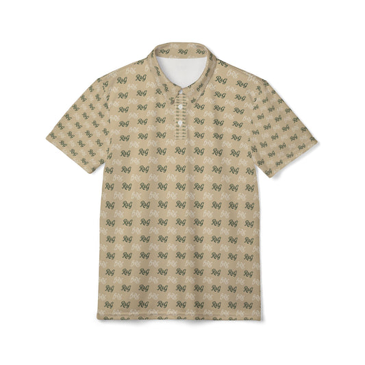 Signature R&G Logo Pattern —All-Over Print Polo Shirt