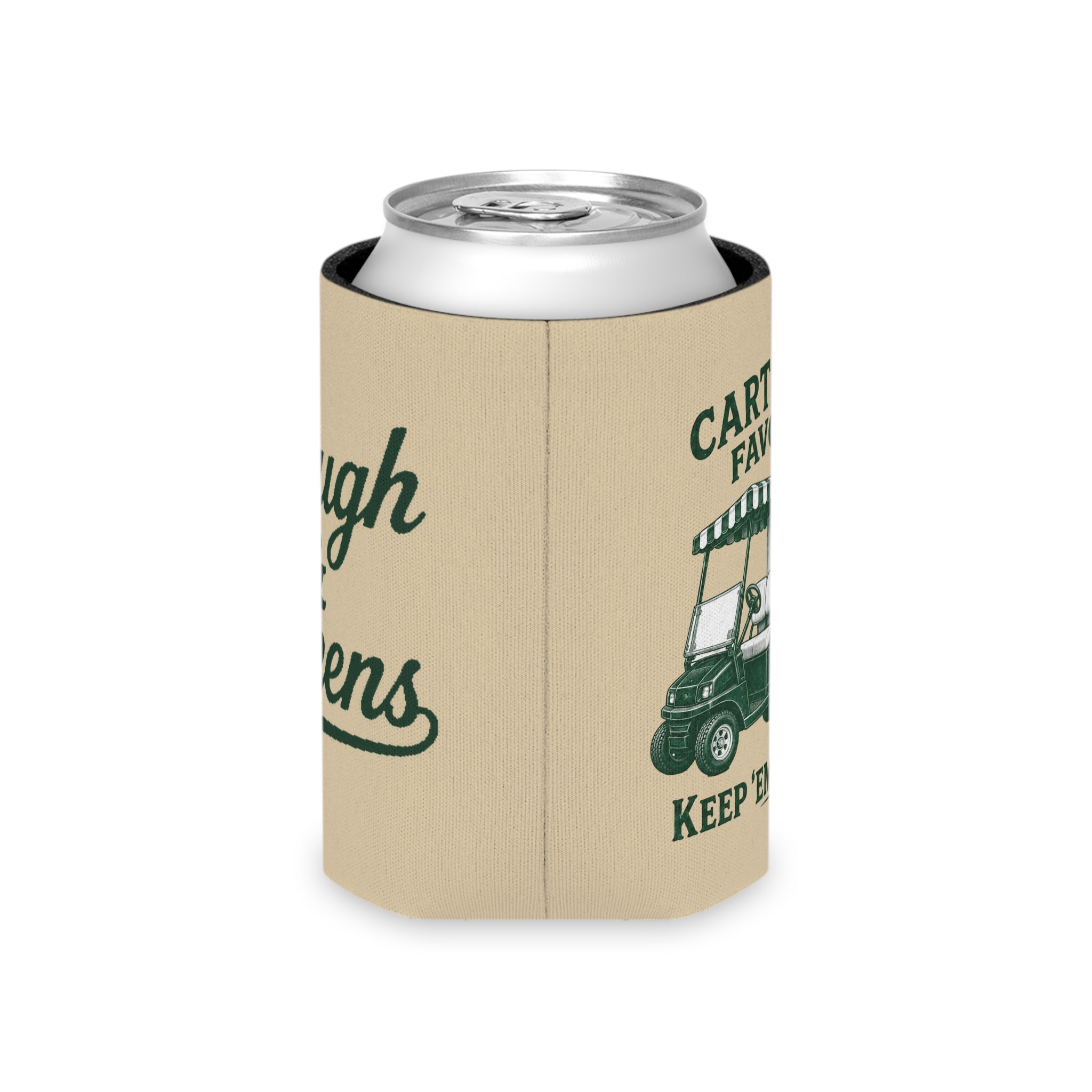 Cart Girl's Favorite – Premium Golf Can Koozie | Rough & Greens